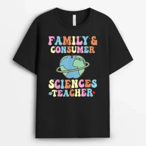 Family And Consumer Science Facs Teacher Back To School T-Shirt - Black