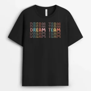 First Day Of School Back To School Dream Team Teacher Kids T-Shirt - Black