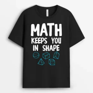 Funny Math Teacher Art Men Women Mathematics Equation Lovers T-Shirt - Black