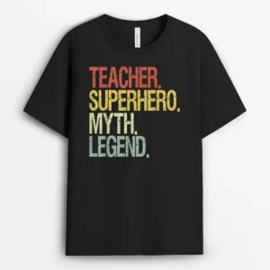 Funny Teacher T-Shirt - Black