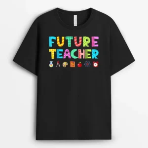 Future Teacher Kid's Career T-Shirt - Black