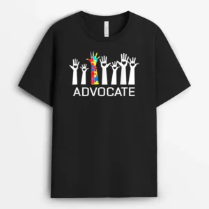 Gifts For ABA Therapist Teacher Parent Autism Awareness T-Shirt - Black